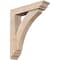 Ekena Millwork Thorton Traditional Smooth Bracket w/ Offset Brace, Douglas Fir, 5 1/2"W x 24"D x 28"H BKT0604X24X28THR01SDF - alternate 1